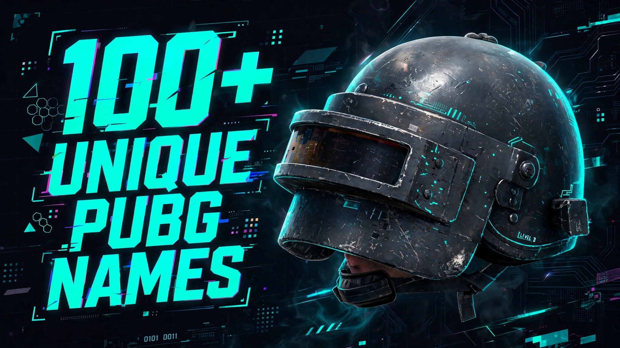 100+ Unique PUBG Names - Stylish, Glitch, Pro & Funny 2026