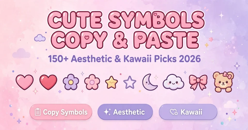 cute symbols copy paste