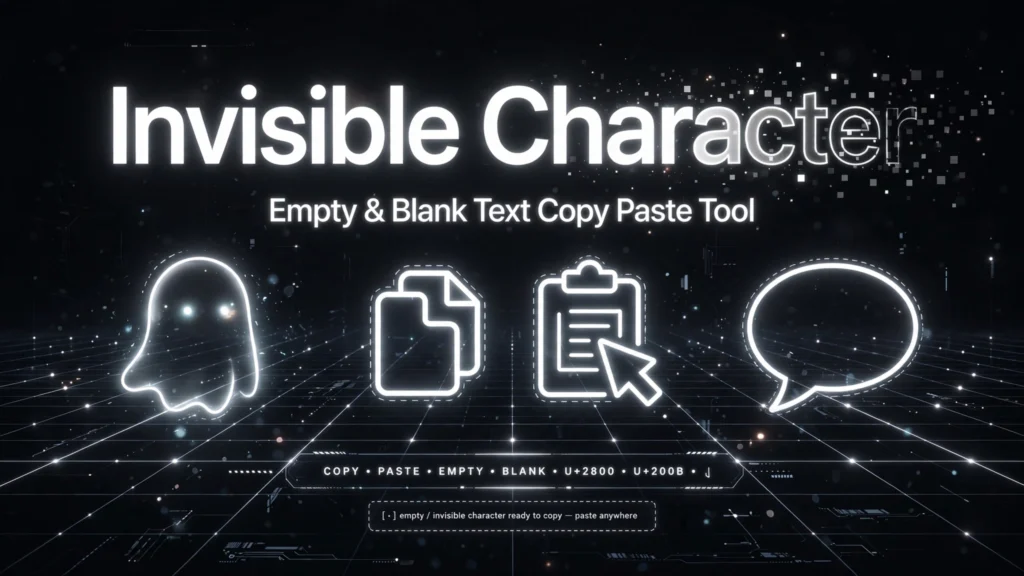 invisible character