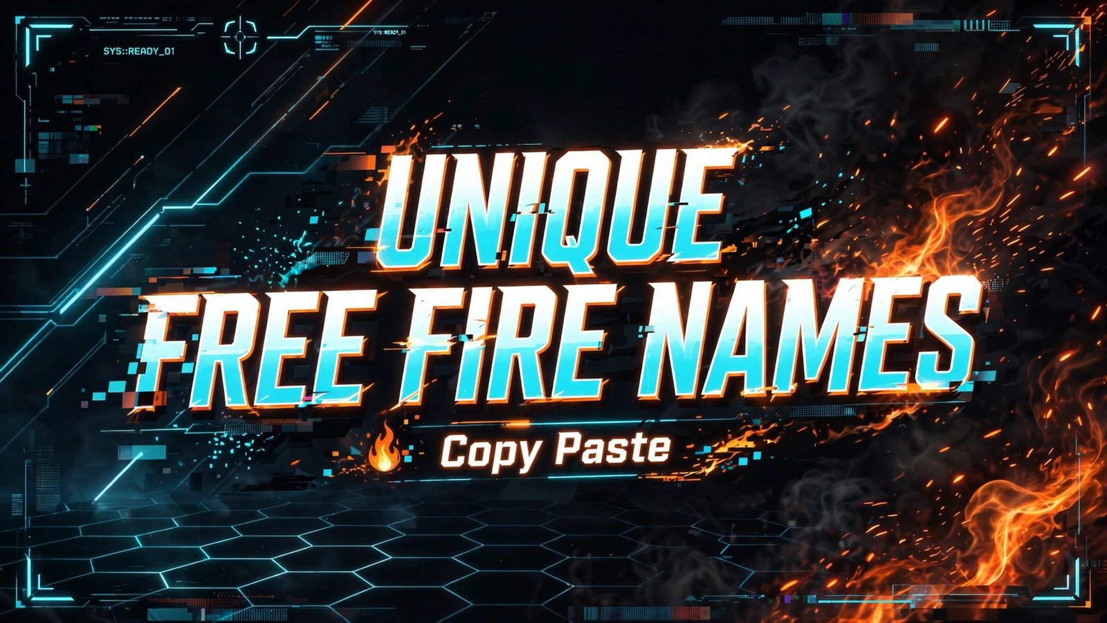 unique free fire names copy paste