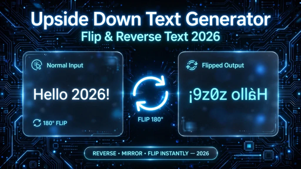 upside down text generator